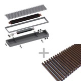 Конвектор ITTB.090.300.1500 с решеткой GRILL.SGW-30-1500 орех &mdash; 