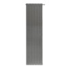 STOUT Oscar 2000 6 секций радиатор алюминиевый боковое подключение (цвет 2748 cod.07 чёрный) — 