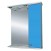 Зеркало-шкаф Стиль 55 R голубой Э-Сти02055-06СвП