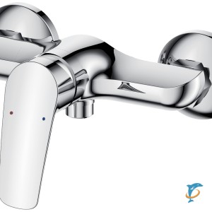 Смеситель для душа AZARIO EVORA керамический картридж, хром (AZ-WKE33361C-E)  (AZ-WKE33361C-E)