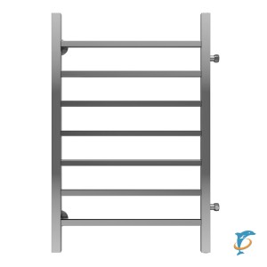 Полотенцесушитель водяной AZARIO ANCONA 500/800 квадрат, 7 секций, боковое подключение, 3/4", хром (AZ71558) (AZ71558)