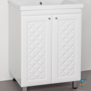Тумба с раковиной Style Line Канна 60 Люкс  (ЛС-00000726+ЛС-00000155)