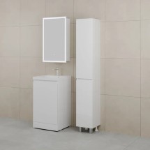 Тумба для комплекта напольная Style Line Батлер 50 , Люкс антискрейтч белый глянец PLUS — 