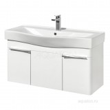 Тумба с раковиной Aquaton Беверли 100 белая — 