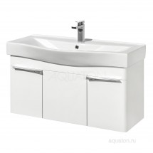 Тумба с раковиной Aquaton Беверли 100 белая — 