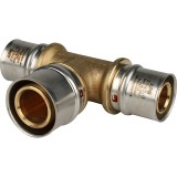 Stout Тройник переходной 26х32х26 для металлопластиковых труб прессовой — 