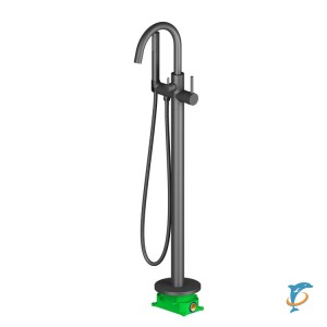 Смеситель Timo Saona 2310/03Y-CR черный, напольный  (2310/03Y-CR)