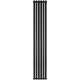 Стальной трубчатый радиатор STOUT TUBE ROUND 6 секций боковое подключение R40 1-1750-6 RAL9005, STR40117506RAL9005  (STR40117506RAL9005)