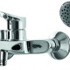 Смеситель для ванны с коротким изливом с аксессуарами Bravat Eco  (F6111147C-B)
