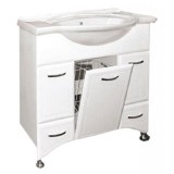 Тумба с раковиной Misty Дрея-85 (корзина) — 