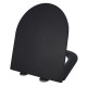 Крышка-сиденье для унитаза ESBANO AZALEA/CLAVEL черный матовый  (ZAESUPAZALCLAVBM0660)