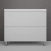 Тумба для комплекта напольная Style Line Манхэттен 100 2 ящика PLUS, белый матовый