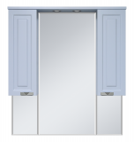 Зеркало со шкафом Misty Терра 90 серый — 