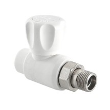 Кран шаровой полипропиленовый со сгоном прямой VALTEC 20 мм х 1/2&quot; — 