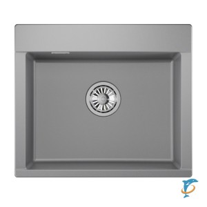 Кухонная мойка Granula ES-5804 алюминиум  (ES-5804 алюминиум)