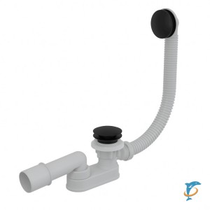 Слив-перелив AlcaPlast A507BLACK чёрный матовый  (A507BLACK)