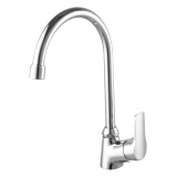 Смеситель для кухни Azario поворотный излив, керамический картридж, хром (AZ-HU245897) &mdash; 