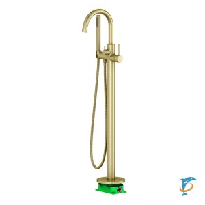 Смеситель Timo Saona 2310/17Y-CR золото матовое, напольный (2310/17Y-CR)