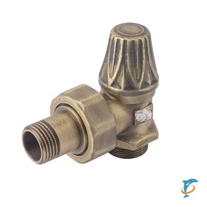 Вентиль RETROstyle запорный угловой на 1/2″ для медной трубы (бронза) 