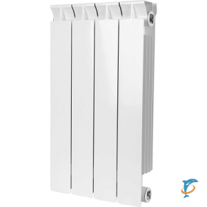 Радиатор биметаллический SRB-0110-050004 STOUT STYLE 500 4 секции боковое подключение (белый RAL 9010)  (SRB-0110-050004)