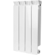 Радиатор биметаллический SRB-0110-050004 STOUT STYLE 500 4 секции боковое подключение (белый RAL 9010)  (SRB-0110-050004)
