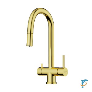 Смеситель OMOIKIRI Akita-S-LG латунь/светлое золото (4994350)