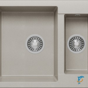 Мойка кухонная Polygran BRIG-620 Серый  (407916)