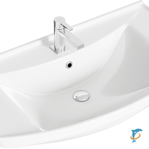 Тумба с раковиной Aqwella Corsica 85 напольная (KOR0108+4620008197357)