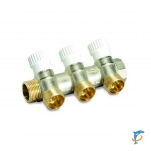 Коллектор с перекрывающими кранами LUXOR CP 463 3/4x1/2  (68512603)