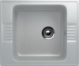 Односекционная мойка с отверстием под смеситель ULGRAN U-204 серый — 