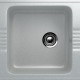 Односекционная мойка с отверстием под смеситель ULGRAN U-204 серый  (U-204-310)