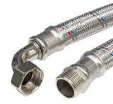 Гибкая подводка для воды гигант Millennium 1'' гш 100см угловая — 