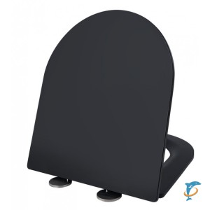 Крышка-сиденье для унитаза ESBANO AZALEA/CLAVEL черный  (ZAESUPAZALCLAVB0660)