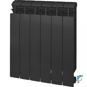 Биметаллический радиатор Global Style plus 500 12 секций чёрный  (155266)