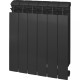 Биметаллический радиатор Global Style plus 500 12 секций чёрный  (155266)
