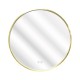 Зеркало с подсветкой Azario Димион 700х700х45 АZ-LED011025, золотой матовый  (АZ-LED011025)