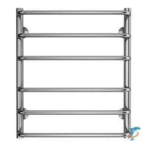 Полотенцесушитель водяной AZARIO FERRARA 500/600 6 секций, нижнее/диагональное подключение, 1/2", хром (AZ09156) (AZ09156)
