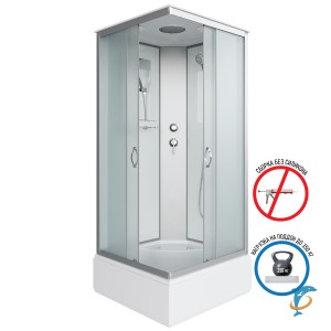 Душевая кабина Niagara NG-1108-14 (900х900х2150) с полкой  (11081424)