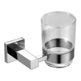 Стакан для зубных щеток одинарный Ksitex BA-1103S (блест.) &mdash; 