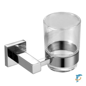 Стакан для зубных щеток одинарный Ksitex BA-1103S (блест.)  (BA-1103S)