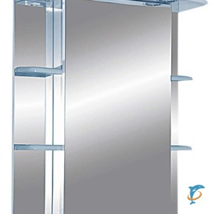 Зеркало со шкафом Мисти (Misty) Магнолия 65 свет правое  (Э-Маг04065-01СвП)