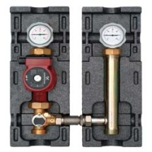 Насосная группа со смесителем Meibes V-MK 1&quot; до 130 кВт без насоса — 