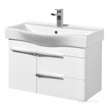 Тумба с раковиной Aquaton Беверли 80 белая — 