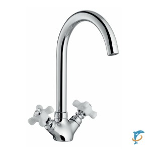 Смеситель для кухни HAIBA HB4118 латунь, хром  (HB4118)