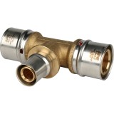 Stout Тройник переходной 32х20х32 для металлопластиковых труб прессовой — 