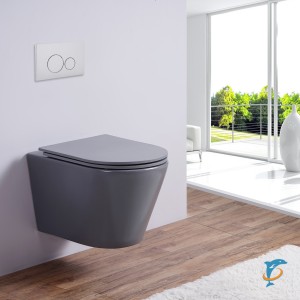 Унитаз подвесной ESBANO CLAVEL серый матовый  (ESUPCLAVGM)