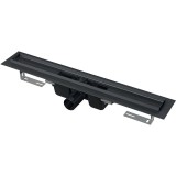 Душевой лоток для перфорированной решетки AlcaPlast APZ1BLACK-300 чёрный-матовый  &mdash; 