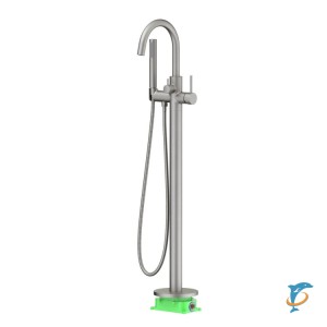 Смеситель Timo Saona 2310/18Y-CR черное золото, напольный (2310/18Y-CR)