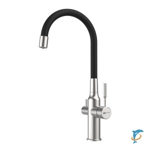 Смеситель Lemark Expert LM5083S-Black для кухни  с подключением к фильтру с питьевой водой  (LM5083S-Black)
