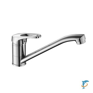 Смеситель DECOROOM DR21018 одноручный  для кухни с поворотным изливом  (DR21018)
